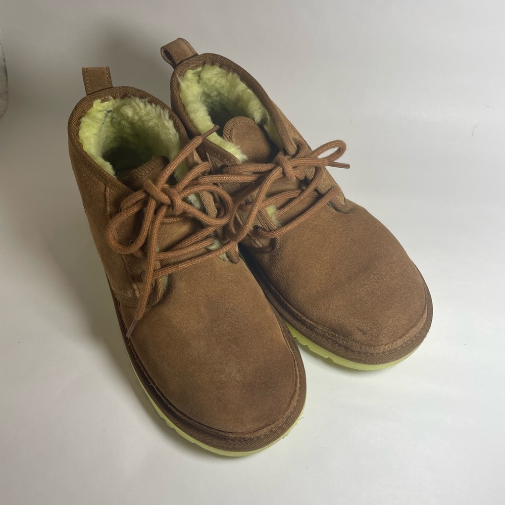 UGG Ankle Boots with Yellow Lining